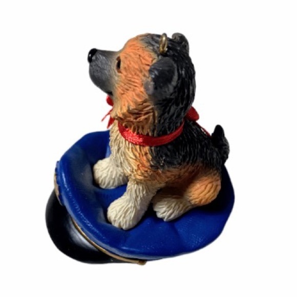 Heirloom American Greetings Police Officer Dog Hat Christmas Ornament - Picture 9 of 16
